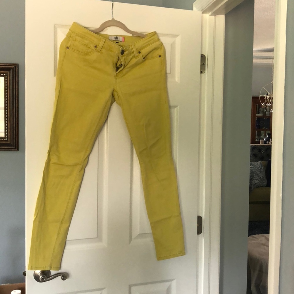 Cabi citron skinnies
